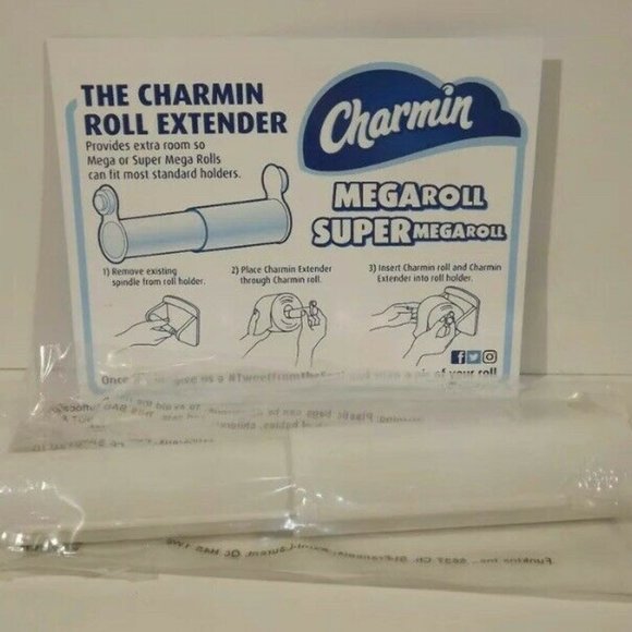 Brand New Super Mega Roll Charmin Toilet Paper Roll Extender